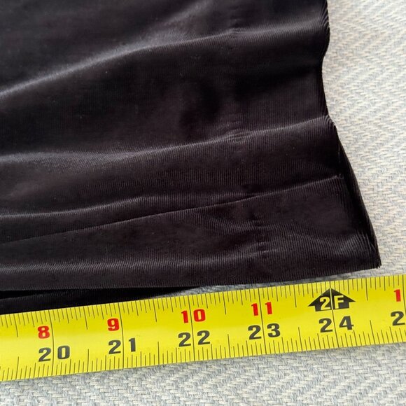 Old Navy Wide Leg Pants Womens Large Black Velvet Fall Winter Whimsigoth Witchy - Picture 11 of 14